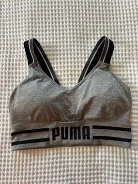 PUMA Grey Sports Bra